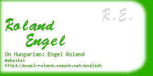 roland engel business card